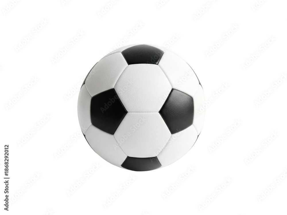 Fototapeta premium Soccer ball icon isolated on a transparent background 