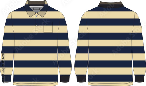polo shirt vector mock up, long sleeve polo shirt design, polo shirt design, polo shirt illustration 
