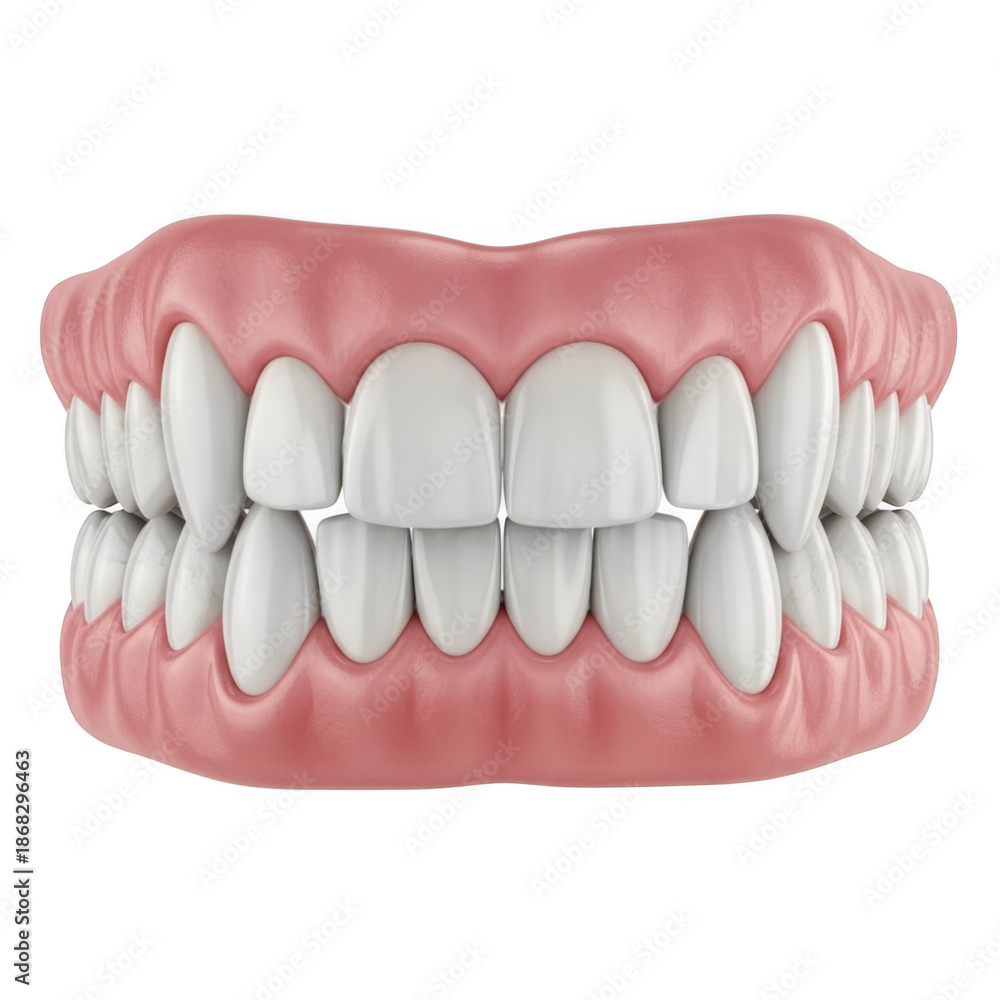 Fototapeta premium Dental model, isolated on transparent background