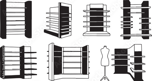 Various Clothing Rack Designs and Configurations