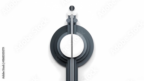 Symmetrical Vertical Geometry with Central Visual Alignment