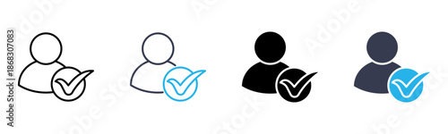 Reliable icon multiple style vector illustration