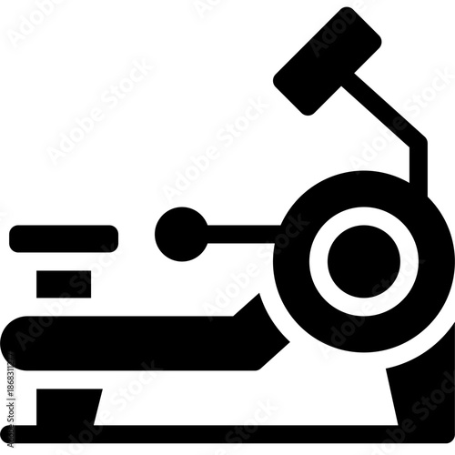 vector illustration of a bicycle wheel icon