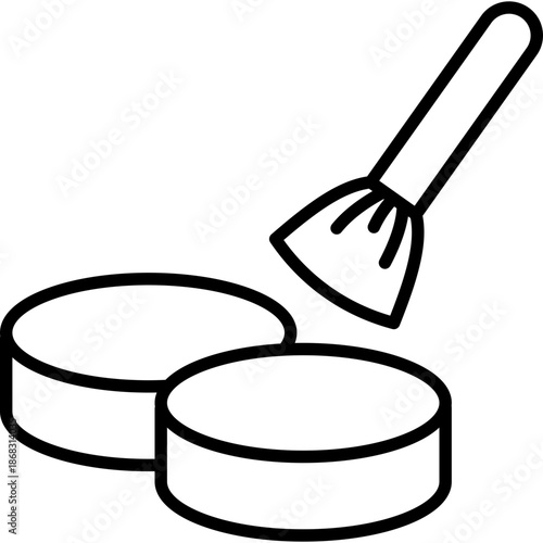 Cleaning line icon