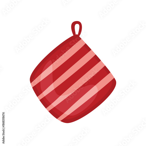 Pot holder icon vector, hot pads vector illustration, oven pot holders vector image, oven mitt clip art