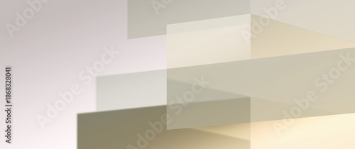 Generative AI, Elegant Two-Tone Cream and Sand Surface with Subtle Geometric Texture