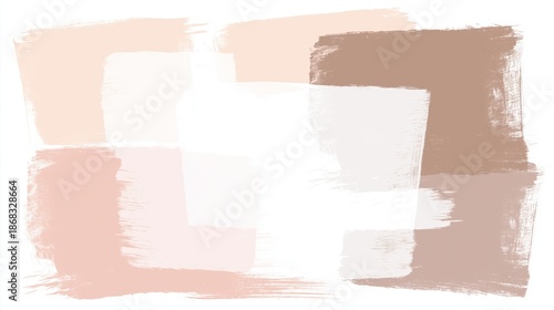 Generative AI, Elegant Two-Tone Cream and Sand Surface with Subtle Geometric Texture