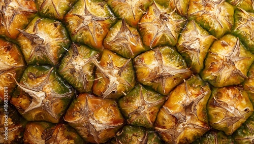 4K Pineapple Skin Macro Pattern