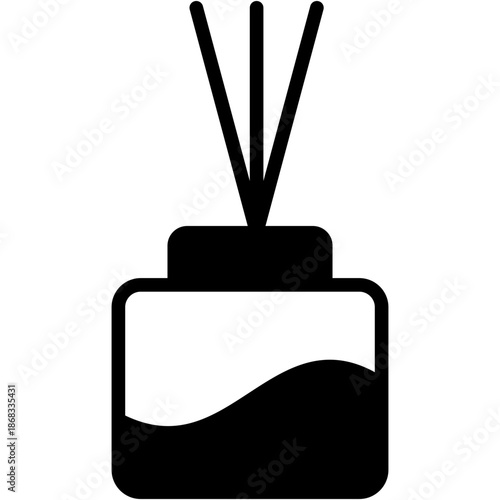 Aromatherapy glyph icon