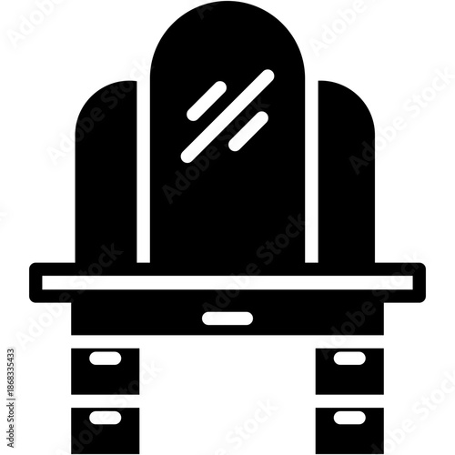 Dressing Table glyph icon
