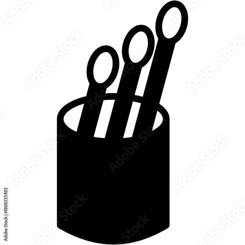 Cotton Swabs glyph icon