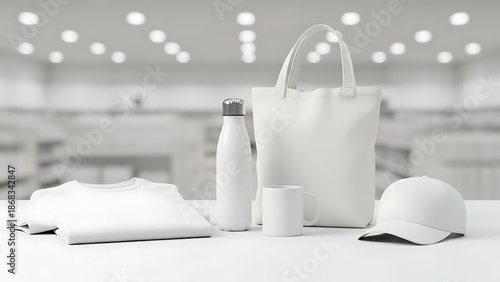 Professional Branding Mockup Set with Apparel and Accessories