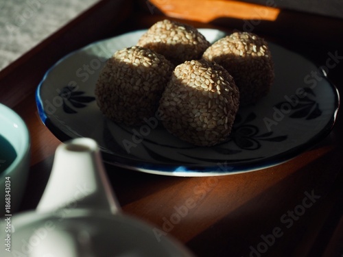 아시아 음식 깨찰떡, 간식