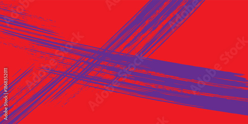Red sports background design with purple abstract template. Sports players in various activities: soccer, basketball, baseball, tennis, rugby, Vector Illustration.