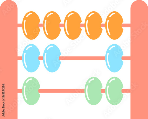 Abacus Colorful Icon