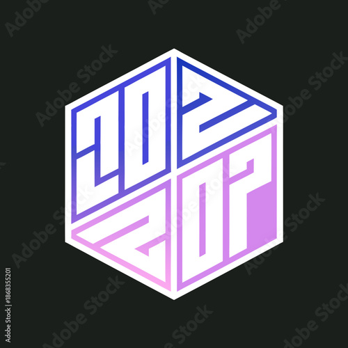 Abstract cube design