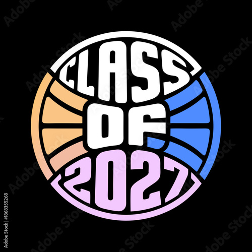 Class of 2027 graduation badge