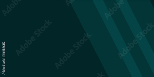 Abstract vector dark green overlap 3D background. Simple background with shadow and lines pattern. Eps10