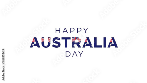 Vibrant typographic design featuring a national flag pattern, ideal for celebrating significant public holidays and patriotic events