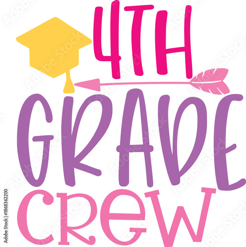 4th Grade Crew Squad Group Design for Back to School