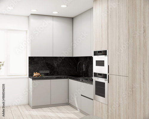 Wallpaper Mural modern kitchen in a modern house Torontodigital.ca