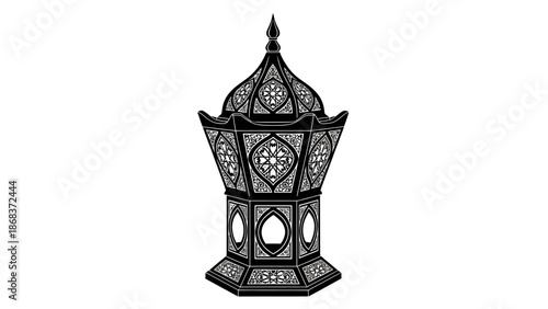 Intricate ornate lantern design with detailed patterns and elegant structure perfect for cultural