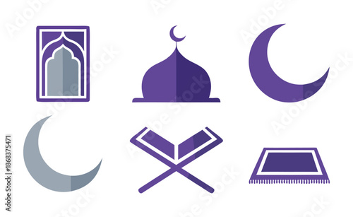 Islamic Religious Symbols and Cultural Icons Collection
