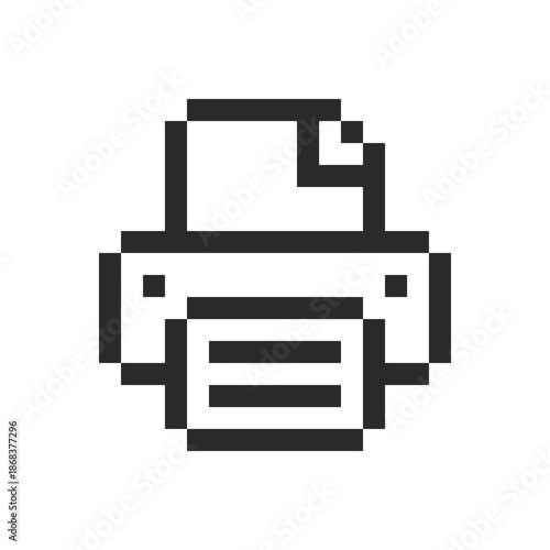 printer device tool pixel art