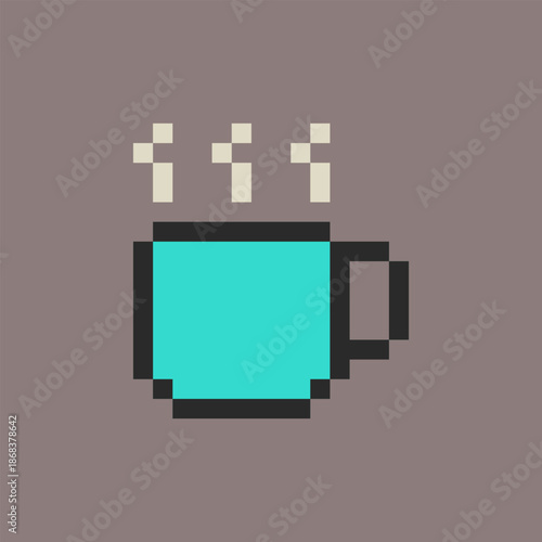 coffee pixel art for your needs