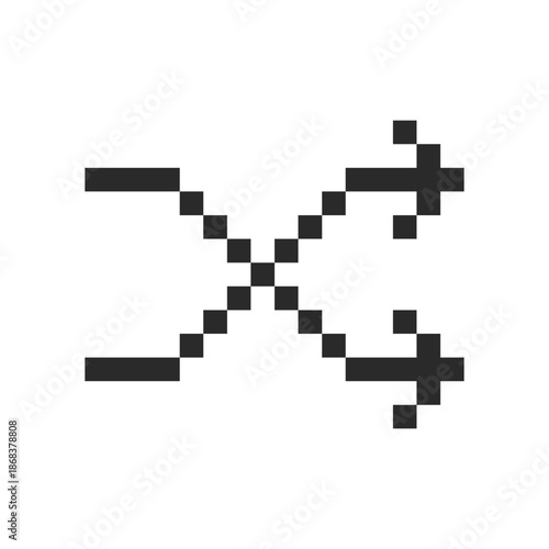 arrow next sign pixel art for your needs