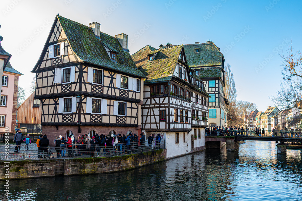 Obraz premium La petite France, Strasbourg, Alsace, France