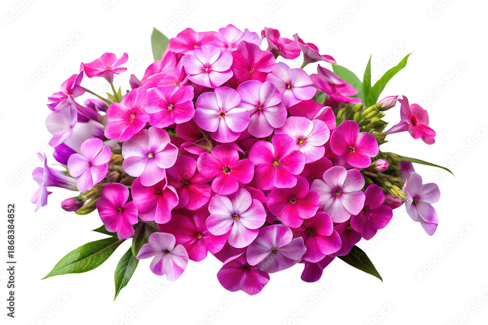 Obraz premium A Captivating Bouquet of Phlox Flowers Displaying Shades of Pink and Lavender Hues