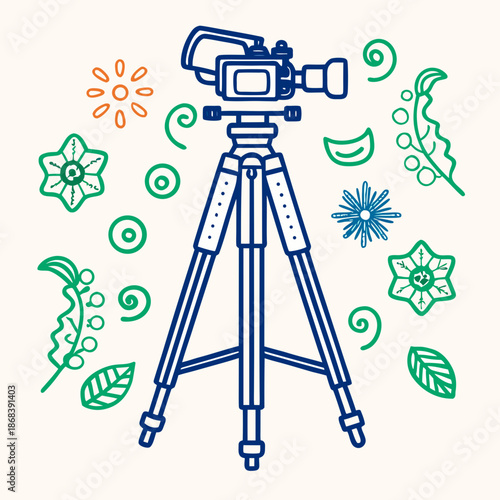 Nature-inspired camera setup