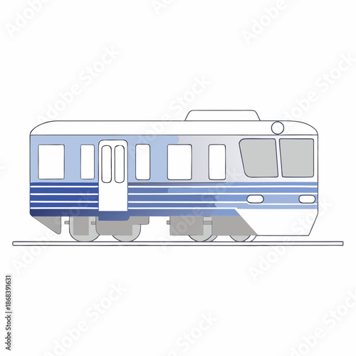 Modern commuter train