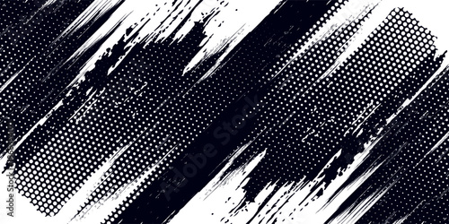 Dots halftone white and blue color pattern gradient grunge texture background