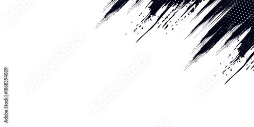 Dots halftone white and blue color pattern gradient grunge texture background, vector