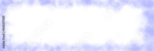 Purple smoke or haze frame, overlay effect, magic fog, vapor. Abstract vector illustration