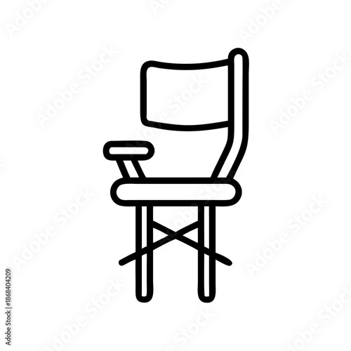 Minimalist director's chair