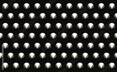 Spiky leather belt seamless pattern, Vector design