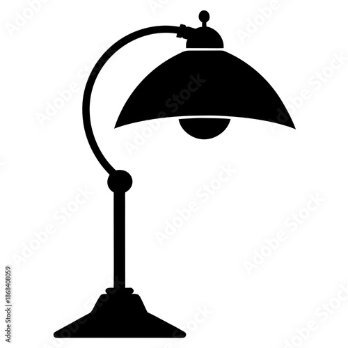 Classic table lamp with dome shade