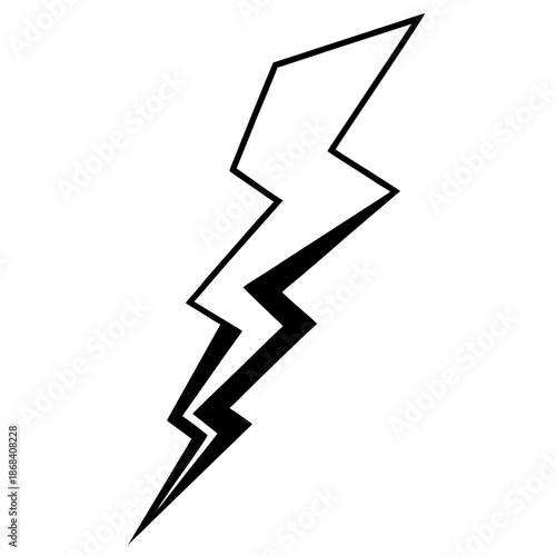 Illustration of a lightning bolt