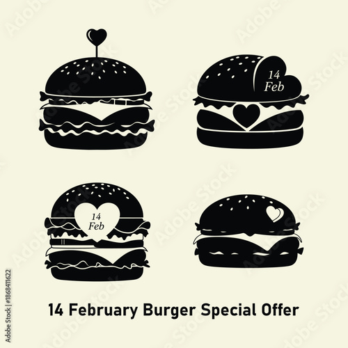 14 February Burger Special Offer