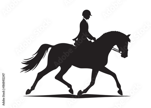 equestrian logo silhouette vector, horse equestrian logo design illustration, jumping horse racing logo vector silhouette, jumping horseman logo vector silhouette on white background