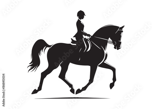 equestrian logo silhouette vector, horse equestrian logo design illustration, jumping horse racing logo vector silhouette, jumping horseman logo vector silhouette on white background