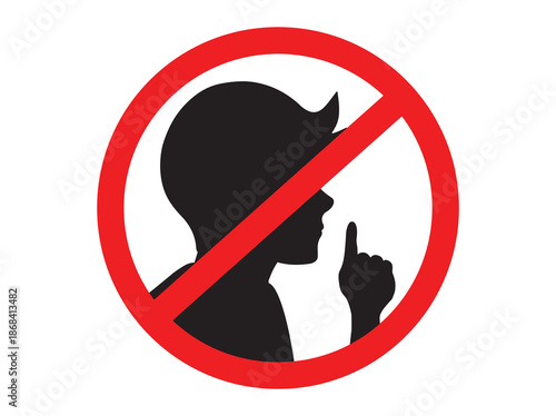 Do Not Disturb Sign Clip Art Illustration
