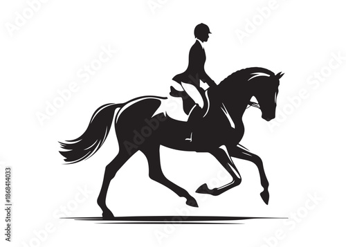 equestrian logo silhouette vector, horse equestrian logo design illustration, jumping horse racing logo vector silhouette, jumping horseman logo vector silhouette on white background