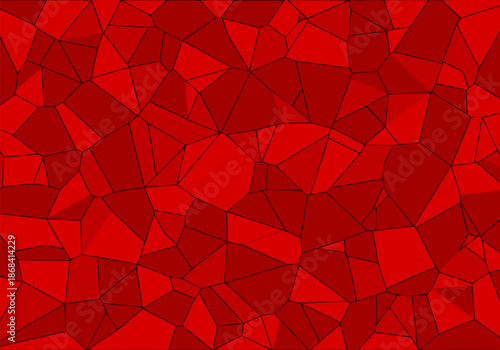 Abstract Red Geometric Tessellation Pattern A Vibrant and Dynamic Visual Design