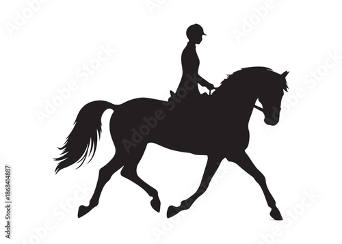 equestrian logo silhouette vector, horse equestrian logo design illustration, jumping horse racing logo vector silhouette, jumping horseman logo vector silhouette on white background