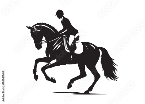 equestrian logo silhouette vector, horse equestrian logo design illustration, jumping horse racing logo vector silhouette, jumping horseman logo vector silhouette on white background