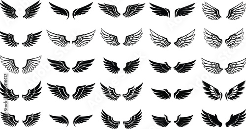 Angel Wings Symbol Collection
